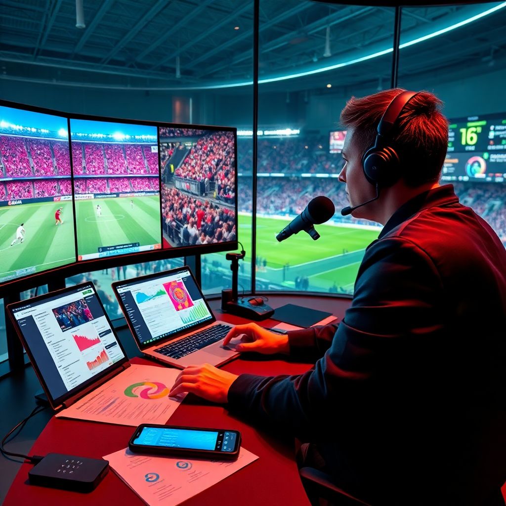 За кадром комментаторской кабины: подготовка к эфиру и жизнь вне микрофона