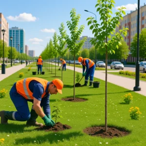 10 тысяч новых деревьев в Адыгее к 2026 году сделают Майкоп зеленым городом